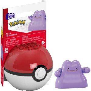 MEGA Pokemon Ditto Building Toy Kit - 26pc